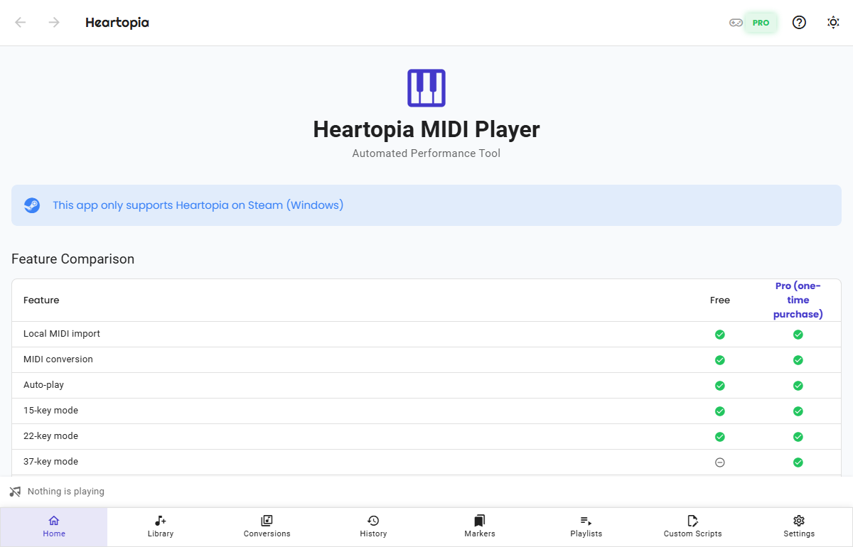 Home page screenshot